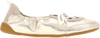 Chlo&eacute; Palladium Solid Ballet Flats