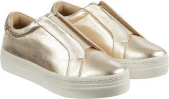 L.k. Bennett Joy Metallic Leather Sneaker in Gold at Nordstrom, Size 10Us