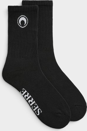 Marine Serre Mens Moon logo socks