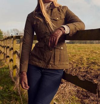 FAIRFAX & FAVOR Sadie Safari Jacket In Khaki
