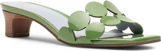 Frances Valentine Sandy Block Heel Sandal in Green at Nordstrom, Size 7.5