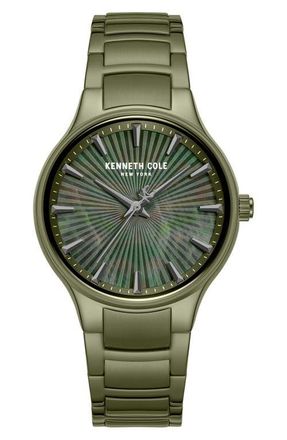 Kenneth Cole Green Mother-of-Pearl Dial Bracelet Watch, 34mm at Nordstrom