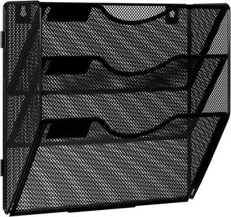 OEM Estanter&iacute;a De Pared Para Archivos - Organizador De Papel De Tres Niveles Para Pared - Revistero - Estante De Almacenamiento