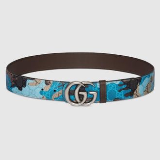 Gucci Reversible GG Marmont Belt, Size Gucci 100, Beige, GG Canvas
