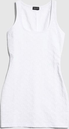 Gucci GG Jersey Jacquard Dress, White, Ready-to-wear