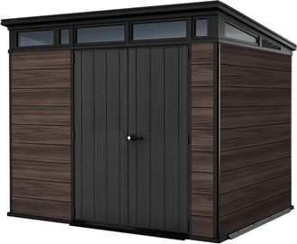 Keter Caseta De Exterior Signature 9x7 - 279x218x226 Cm Y 6,1 M2 - Rosewood