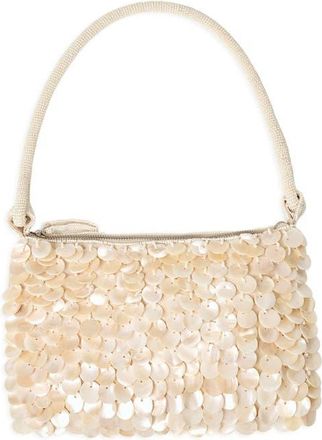 L*Space Campbell Embellished Shoulder Bag in Cream at Nordstrom