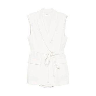 P.A.R.O.S.H. P.a.r.o.s.h. - Gilets - Dames - Jassen - Wit - Maat: L Poliester