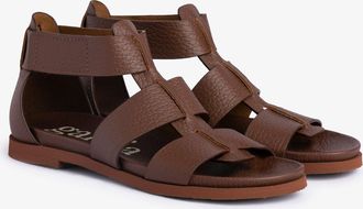 Pedro Garcia Anatomical fisherman sandal in brown leather | Jesica | Spring Summer 26 |PEDRO GARCIA
