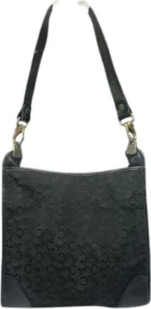 Celine Pre-owned Shoulder Bags, female, Black, Size: ONE SIZE Pre-owned Vintage Leather Shoulder Bag