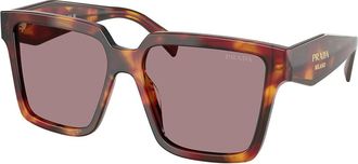 Prada PR 24ZS 22A20I 56mm Womens Square Sunglasses