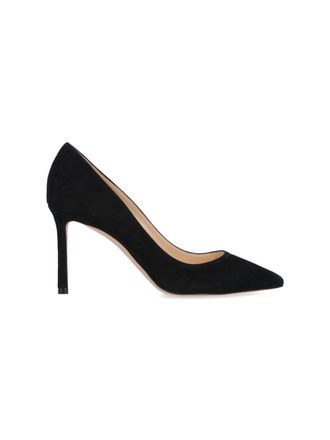 Jimmy Choo London Pointed-Toe Slip-On Pumps With Stiletto Heel