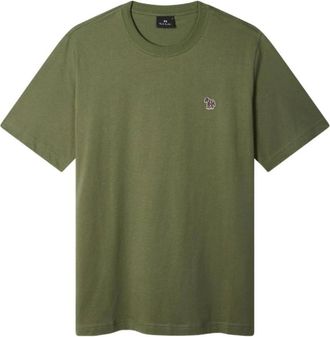 Paul Smith Camiseta con logo de cebra - Tops - Hombre - Verde - XL