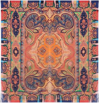 Etro Zijden sjaal - Oranje