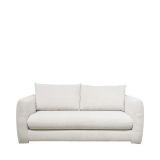 DRAWER Sof&aacute; de 2,5 plazas en terciopelo acanalado - Beige