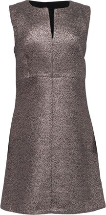 Diane Von F&uuml;rstenberg Diane Von Furstenberg Yvette Mini Dress In Silver Acrylic