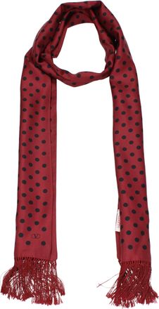 Valentino Garavani Herens Rode zijden sjaal