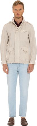 Herno Unlined Cotton-Linen Field Jacket