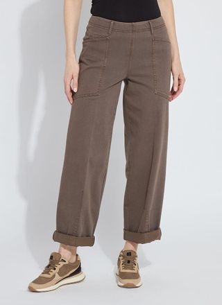 Lyssé Penelope Curved Cuffed Denim