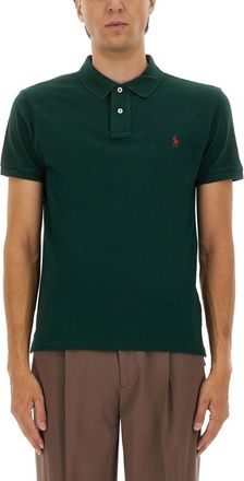Ralph Lauren Green Shirt Collar Polo