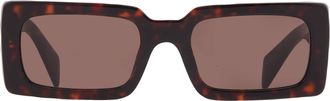 Prada Polarized Rectangular Ladies Sunglasses PR A07S 16N5Y1 52