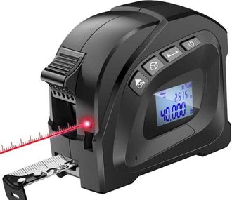 OEM Cinta M&eacute;trica L&aacute;ser, Medidor De Distancia Digital Preciso Y Recargable Con Pantalla Lcd, Medidor L&aacute;ser De 40 M, Cinta M&eacute;trica De 5 M, Medici&oacute;n De Dist