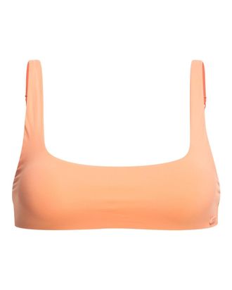 Roxy Bandeau-Bikini-Top ROXY Beach Classics, Damen, Gr. XXL, Cup B, orange (papaya punch), Obermaterial: 87% Nylon, 13% Elasthan;, Bikini-Oberteile Bandeau