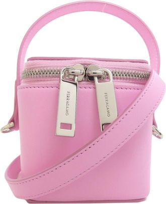 Ferragamo Leather Handbag (Pre-Owned)