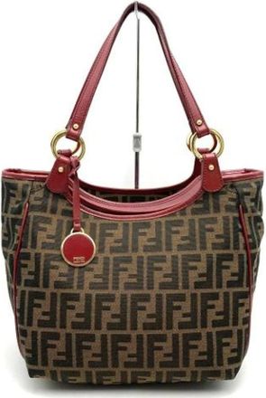 Fendi Pre-owned Shoulder Bags, female, Red, Size: ONE SIZE Pre-owned Vintage Shoulder Bag
