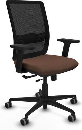 Piqueras y Crespo Piqueras-y-crespo Silla De Oficina Haches Traslack Negra Marr&oacute;n