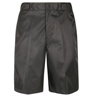 Prada Heren, Korte broeken, Zwart, Maat: S