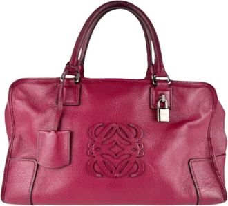Loewe Pre-owned Handbags, female, Pink, Size: ONE SIZE Pre-owned Handbag