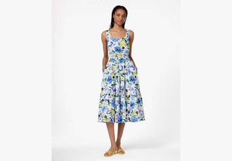 Kate Spade New York Festive Floral Tiered Dress