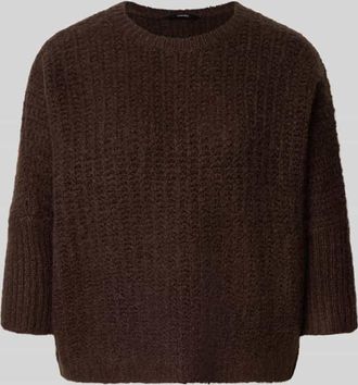 someday Someday Strickpullover mit Woll-Anteil Modell TUMELDA in Schoko, Größe M