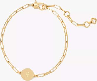 Kate Spade New York Initial R Chain Bracelet