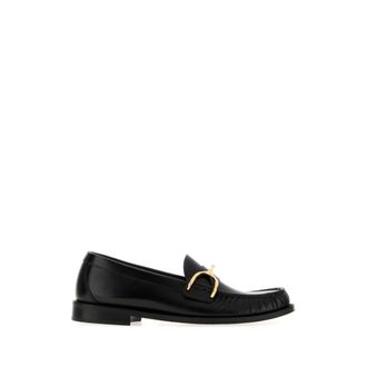 Alexander McQueen Schoenen, Heren, Zwart, 45 EU, Leer, Wishbone Loafer