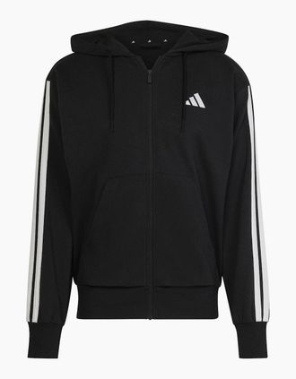 adidas Mens M 3S Ft Fz Hd - Black/Multi - Size: 42