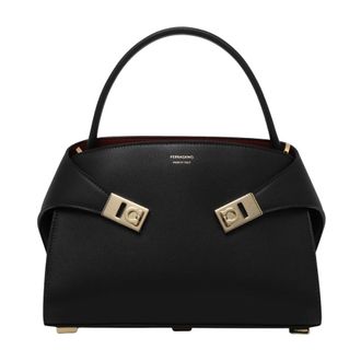 Ferragamo Bolso de Mano Gancini - Bags - Mujer - Negro - ONE SIZE