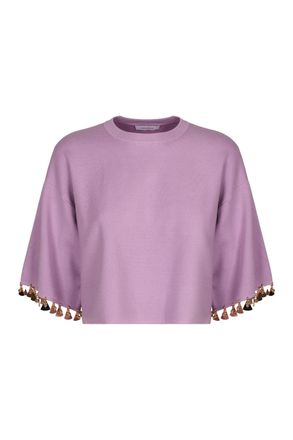 Paco Rabanne Katoenen Mix Crew-neck Trui