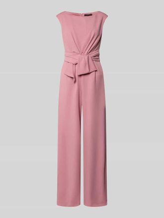 Vera Mont Jumpsuit mit Knotendetail in Rosa, Gr&ouml;&szlig;e 38
