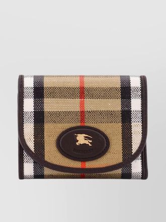 Burberry printed canvas wallet