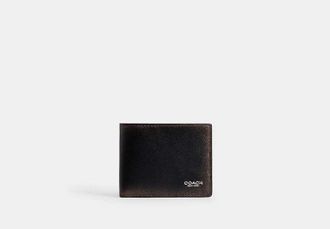 Coach Slim Billfold Wallet In Loved Leather