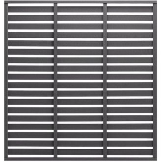 vidaXL Panel De Valla De Wpc Gris 180x180 Cm Vidaxl