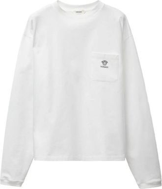 Versace Hombre, Camisetas, Blanco, Talla: M