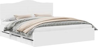 vidaXL Estructura De Cama Con Caj&oacute;n 180 X 200 Cm Madera Ingenieril Vidaxl
