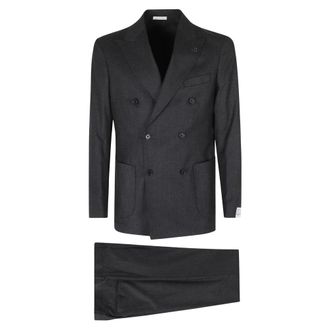 Breras Milano Abito Sartoriale Doppiopetto Brescia - - Suits - Uomo - Grigio - S