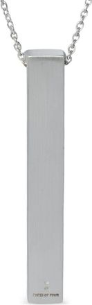 Parts Of Four Cuboid necklace - unisex - Sterling Silver - One Size