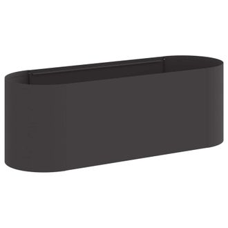 vidaXL Cama De Jard&iacute;n Elevada Negro 120 X 40 X 40 Cm Acero Vidaxl