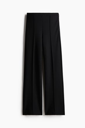 H&M Jerseyhose mit Falten - Schwarz
