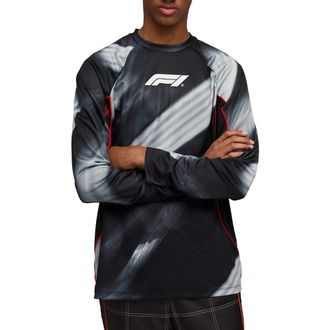 Puma F1 Lifestyle Racing Shirt in Puma Black at Nordstrom, Size Xx-Large